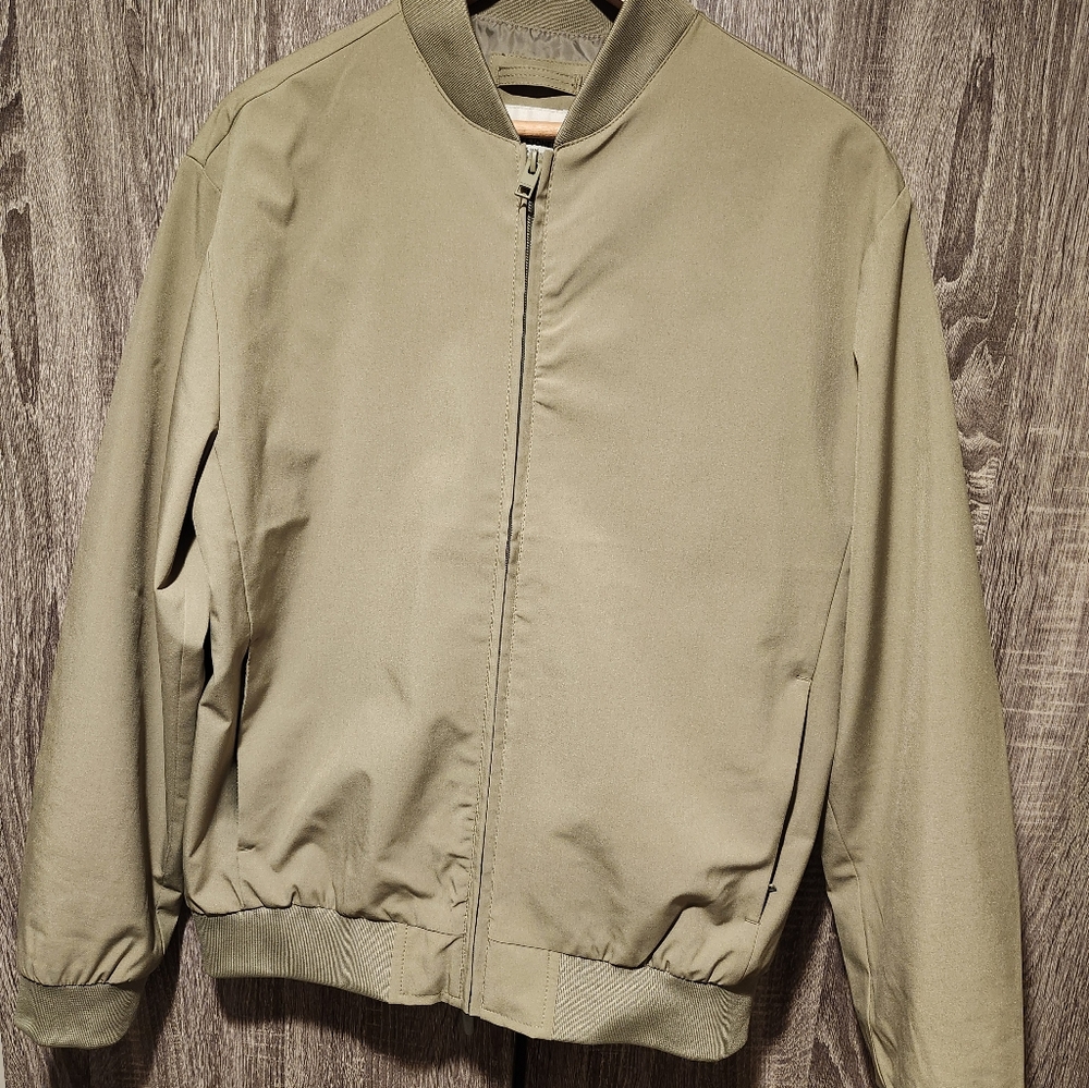 Jack & Jones Olive Bomber Jacket